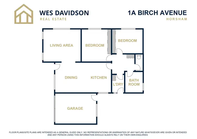 Floorplan of Homely unit listing, 1A Birch Avenue, Horsham VIC 3400