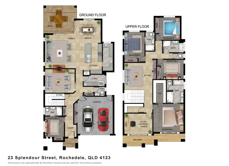 Floorplan of Homely house listing, 23 Splendour Street, Rochedale QLD 4123