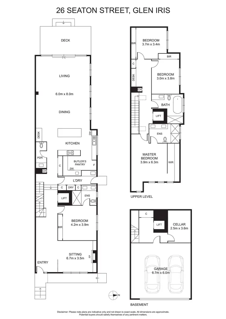 Floorplan of Homely house listing, 26 Seaton Street, Glen Iris VIC 3146