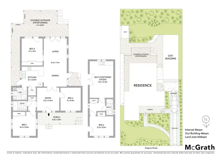 Floorplan of Homely house listing, 16 Gregory Street, Berkeley Vale NSW 2261