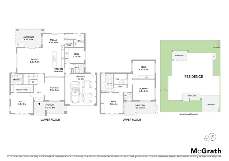 Floorplan of Homely house listing, 17 Maranunga Crescent, Crace ACT 2911