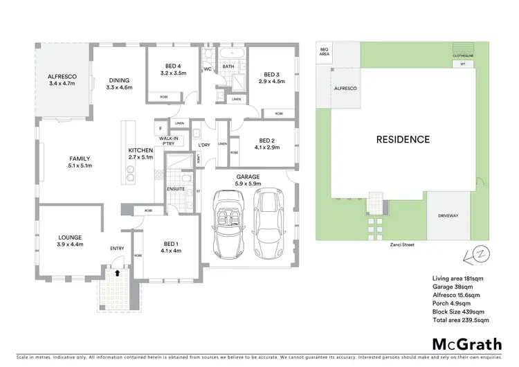 Floorplan of Homely house listing, 35 Zanci Street, Crace ACT 2911