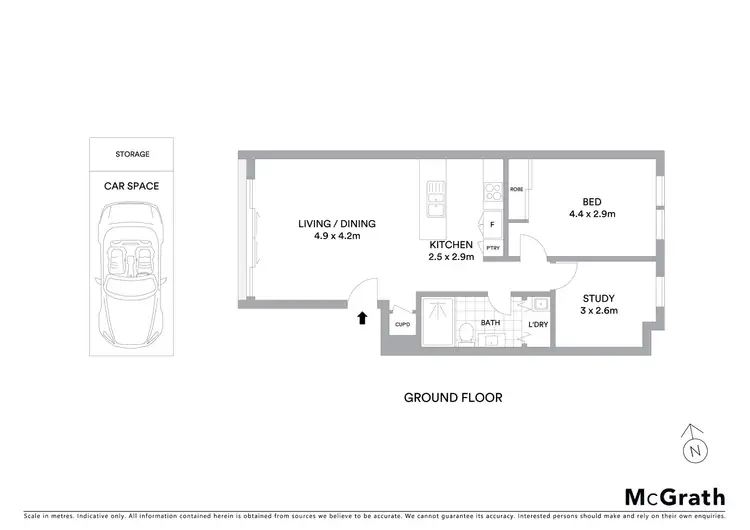 Floorplan of Homely apartment listing, 13/41 Clare Burton Crescent, Franklin ACT 2913