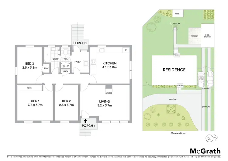 Floorplan of Homely house listing, 16 MacAdam Street, Page ACT 2614