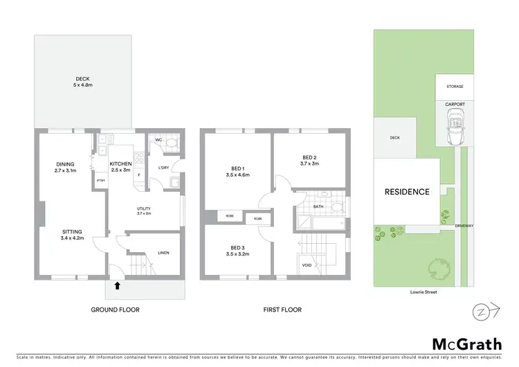 Floorplan of Homely house listing, 21 Lowrie Street, Dickson ACT 2602