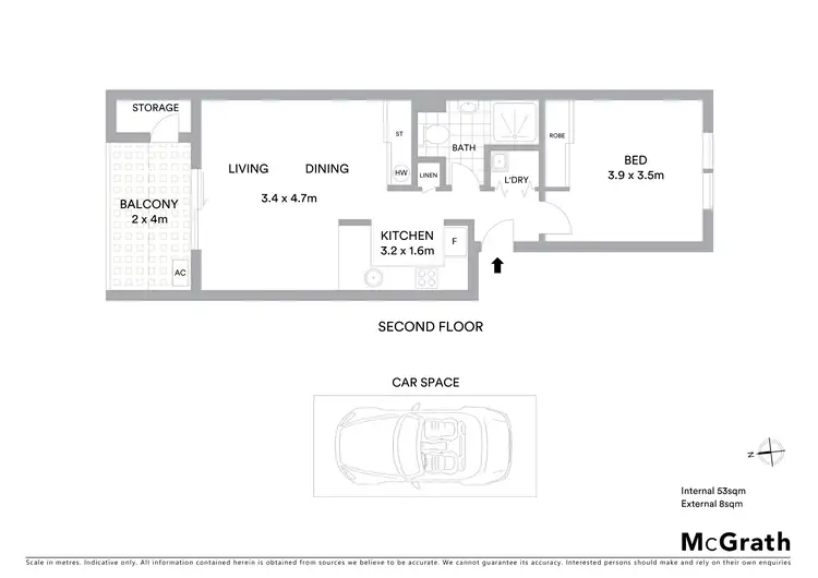Floorplan of Homely apartment listing, 11/52 Swain Street, Gungahlin ACT 2912
