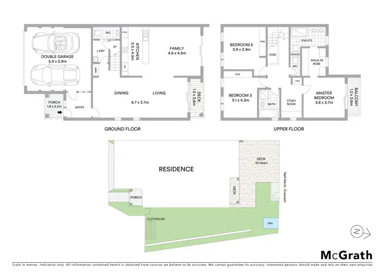 Floorplan of Homely townhouse listing, 3/16 Neil Harris Crescent, Forde ACT 2914