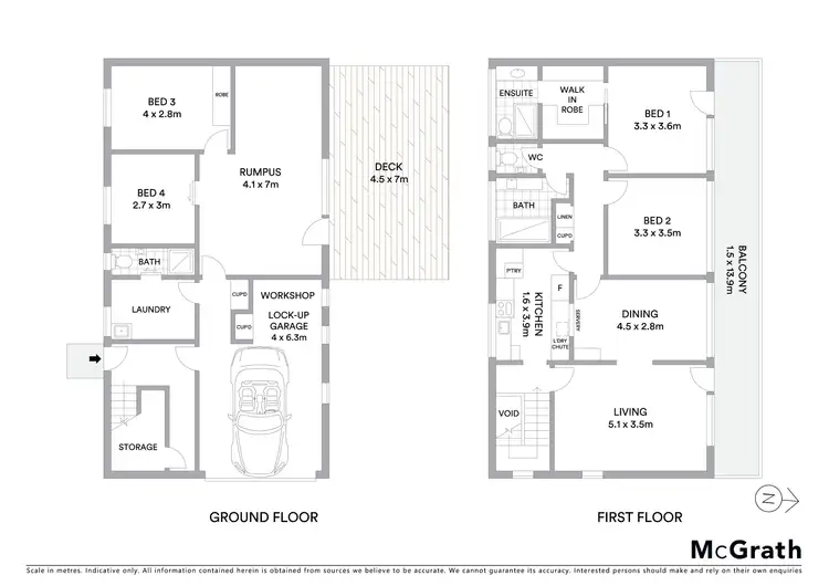 Floorplan of Homely house listing, 2/14 Bindel Place, Aranda ACT 2614