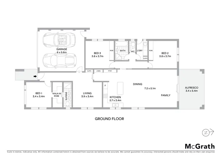 Floorplan of Homely house listing, 3 Buchan Crescent, Forde ACT 2914