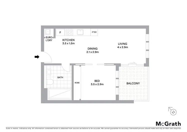 Floorplan of Homely apartment listing, 343/1 Anthony Rolfe Avenue, Gungahlin ACT 2912