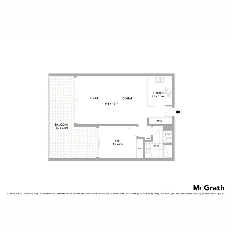 Floorplan of Homely apartment listing, 41/20 Eyre Street, Kingston ACT 2604