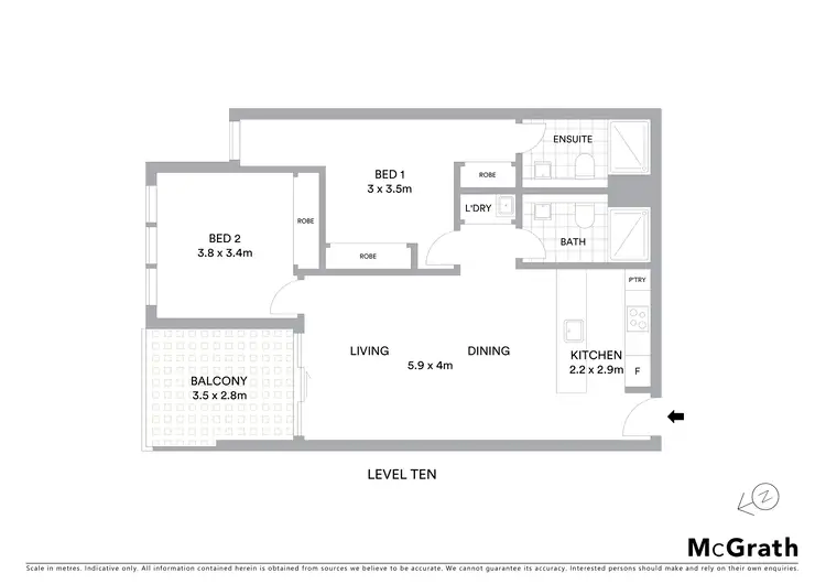 Floorplan of Homely unit listing, 125/1 Anthony Rolfe Avenue, Gungahlin ACT 2912