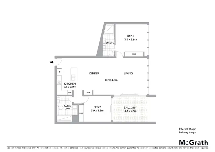 Floorplan of Homely unit listing, 1119/240 Bunda Street, City ACT 2601
