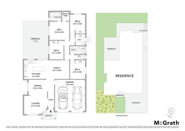Floorplan of Homely house listing, 4 Newstead Street, Amaroo ACT 2914