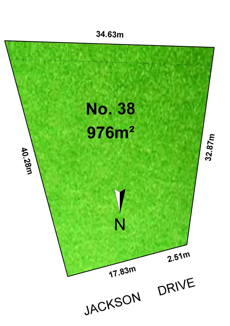 Floorplan of Homely land listing, 38 Jackson Drive, Drouin VIC 3818