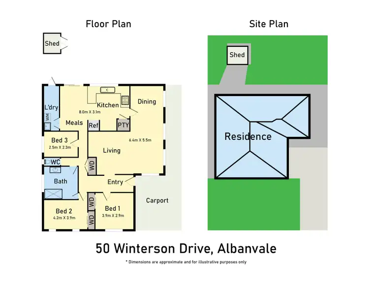 Floorplan of Homely house listing, 50 Wintersun Drive, Albanvale VIC 3021