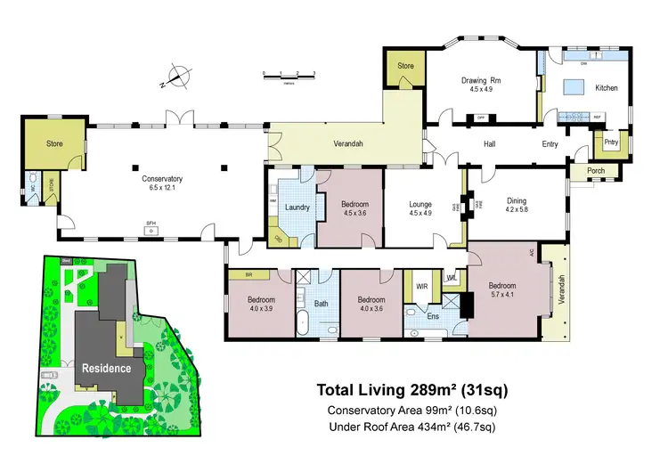 Floorplan of Homely house listing, 3 Princes Way, Drouin VIC 3818