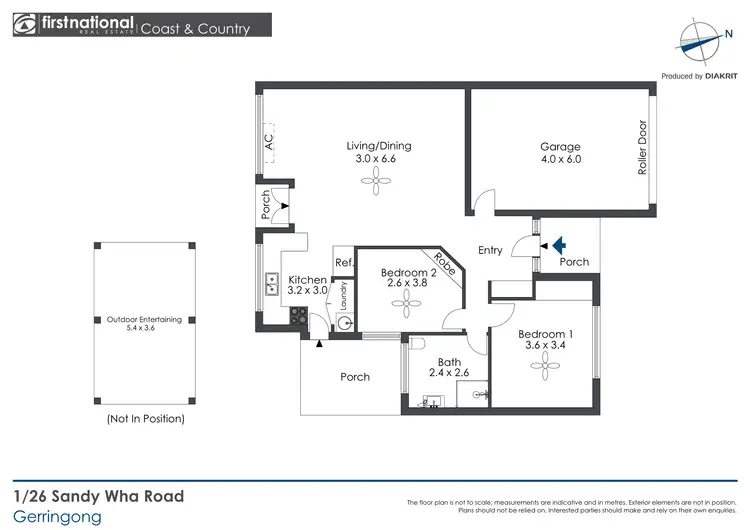 Floorplan of Homely house listing, 1/26 Sandy Wha Road, Gerringong NSW 2534