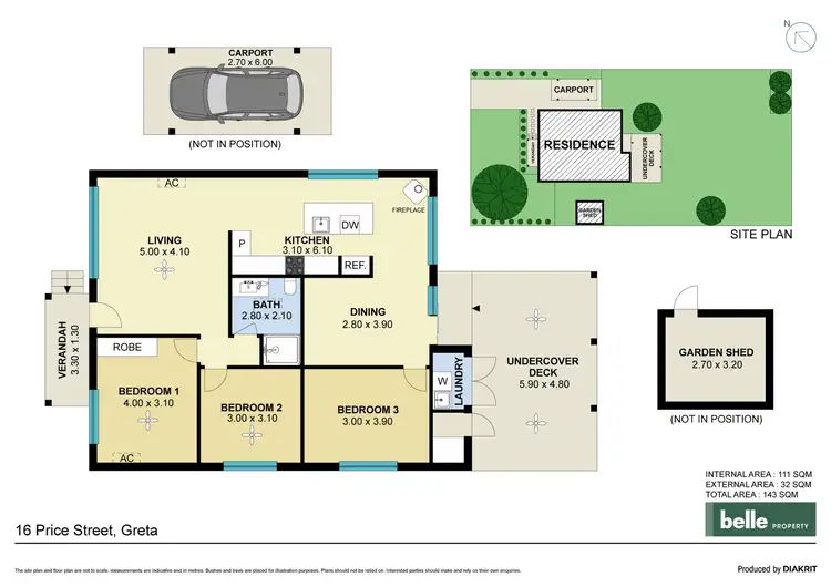 Floorplan of Homely house listing, 16 Price Street, Greta NSW 2334