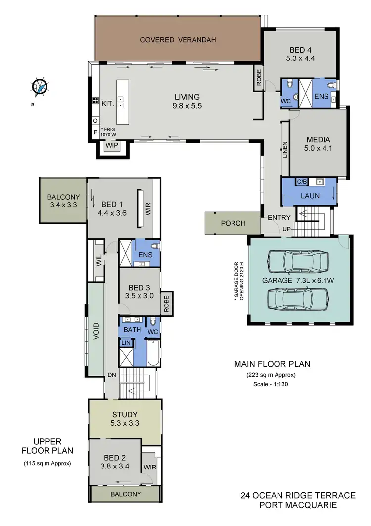 Floorplan of Homely house listing, 24 Ocean Ridge Terrace, Port Macquarie NSW 2444
