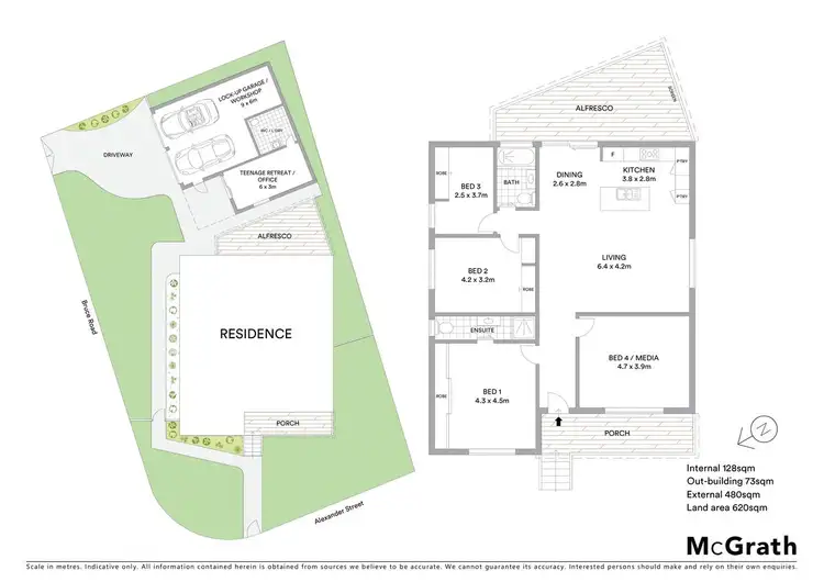 Floorplan of Homely house listing, 1 Alexander Street, Fairy Meadow NSW 2519