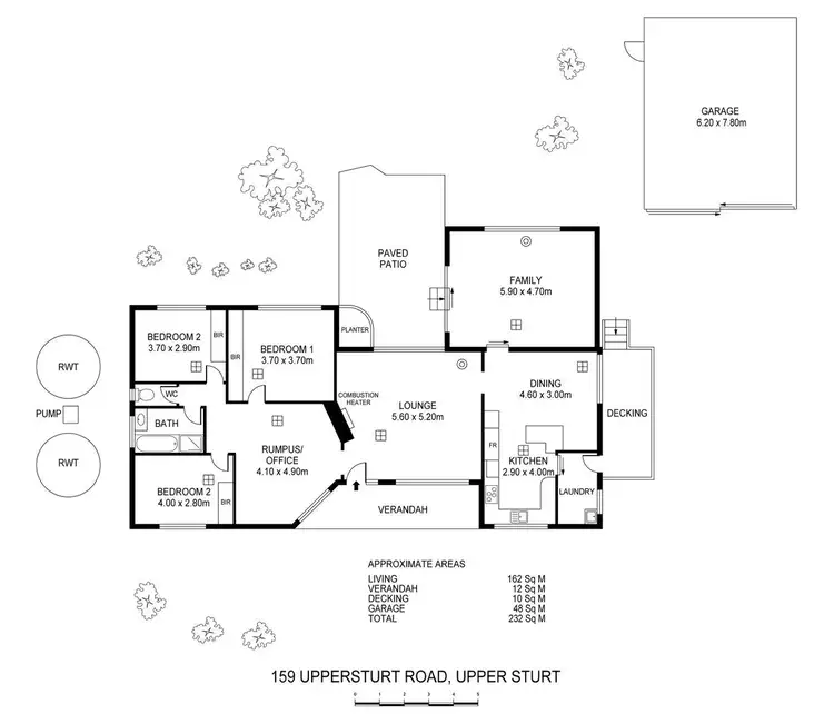 Floorplan of Homely house listing, 159 Upper Sturt Road, Upper Sturt SA 5156
