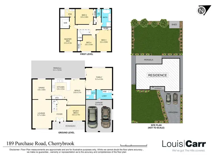 Floorplan of Homely house listing, 189 Purchase Road, Cherrybrook NSW 2126