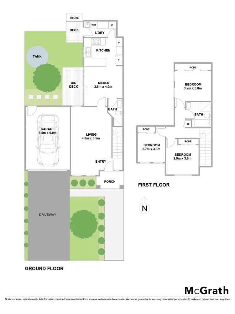 Floorplan of Homely townhouse listing, 2/13 Elizabeth Street, Oakleigh East VIC 3166