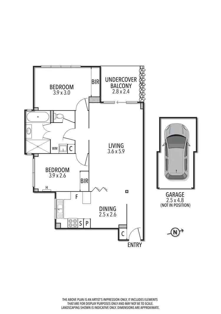 Floorplan of Homely apartment listing, 22/248 The Avenue, Parkville VIC 3052