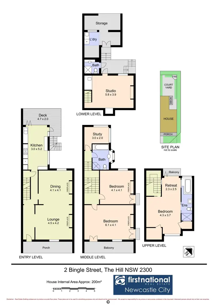 Floorplan of Homely terrace listing, 2 Bingle Street, The Hill NSW 2300