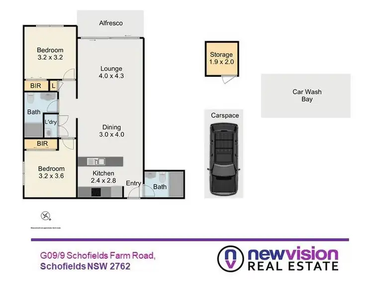 Floorplan of Homely apartment listing, G09/9 Schofields Farm Road, Schofields NSW 2762