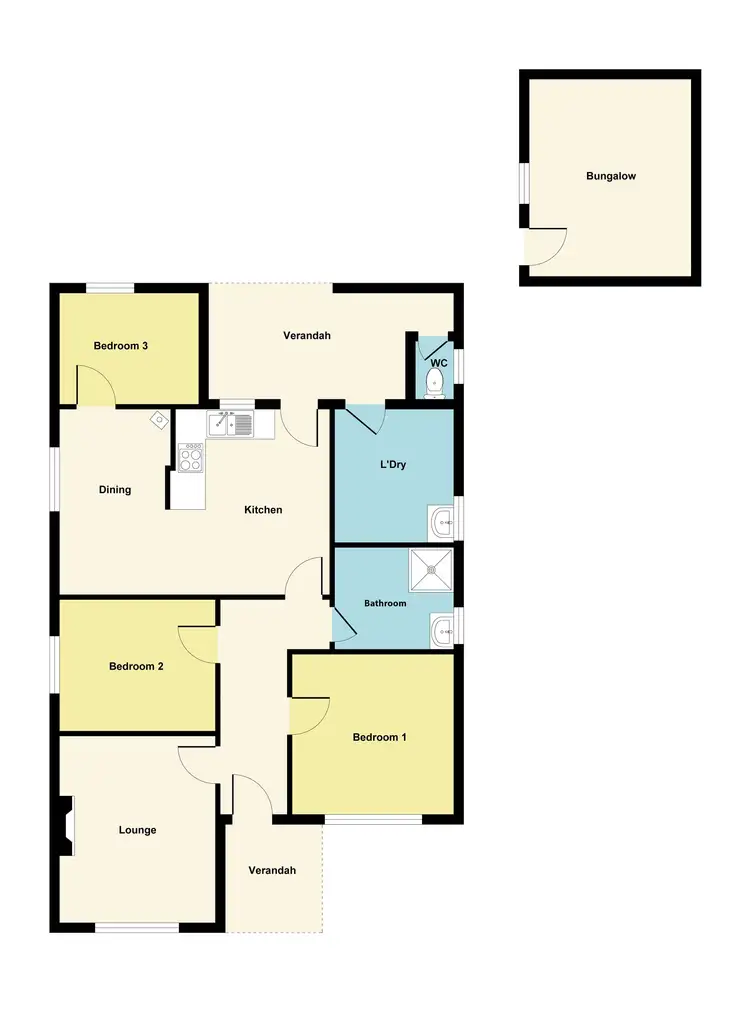 Floorplan of Homely house listing, 22 Smith Street, Stawell VIC 3380
