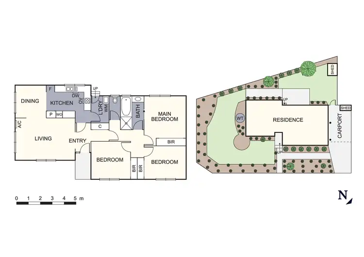 Floorplan of Homely unit listing, 72B Windermere Drive, Ferntree Gully VIC 3156