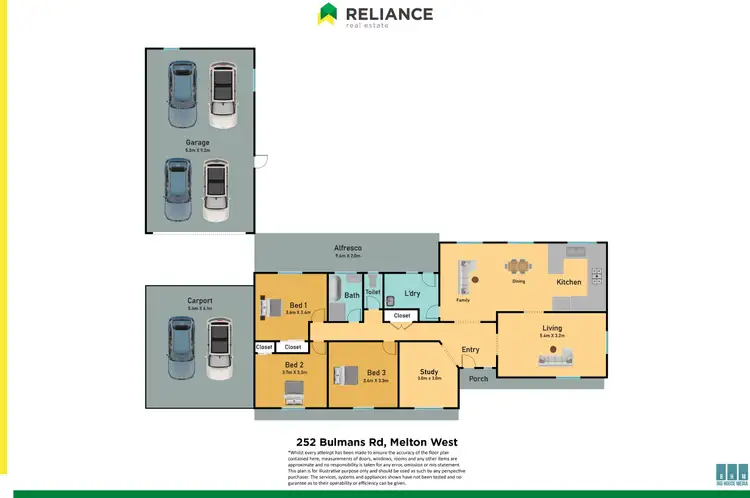 Floorplan of Homely house listing, 252 Bulmans Road, Melton West VIC 3337