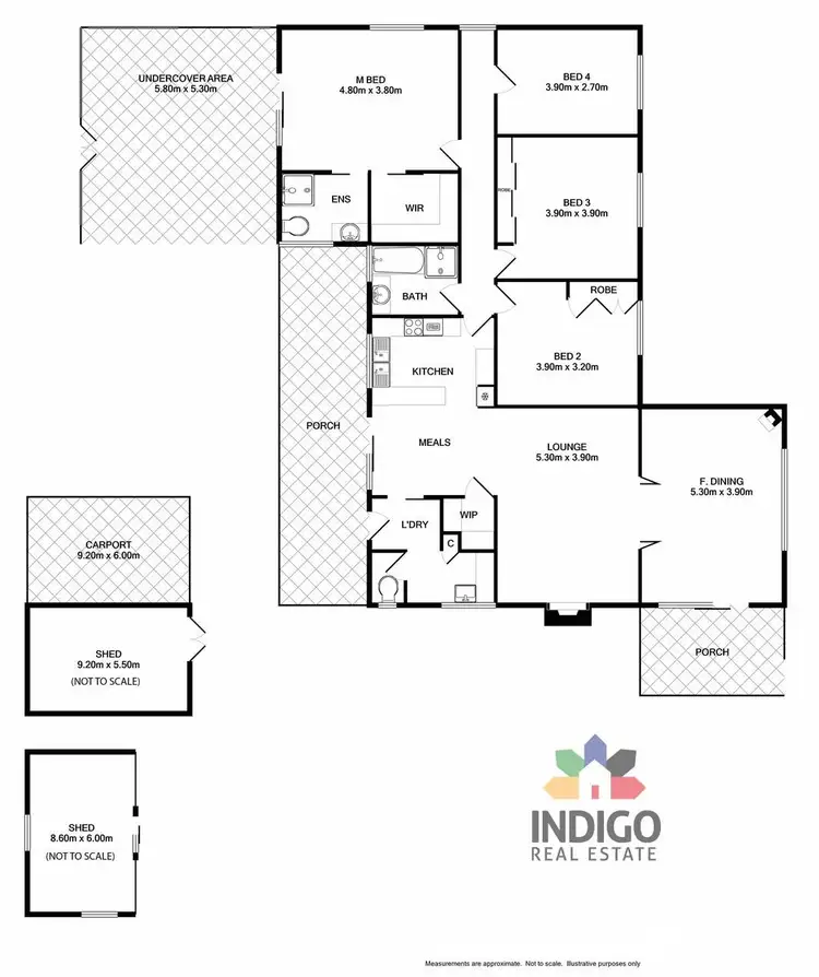 Floorplan of Homely house listing, 1077 Beechworth-Wodonga Road, Wooragee VIC 3747