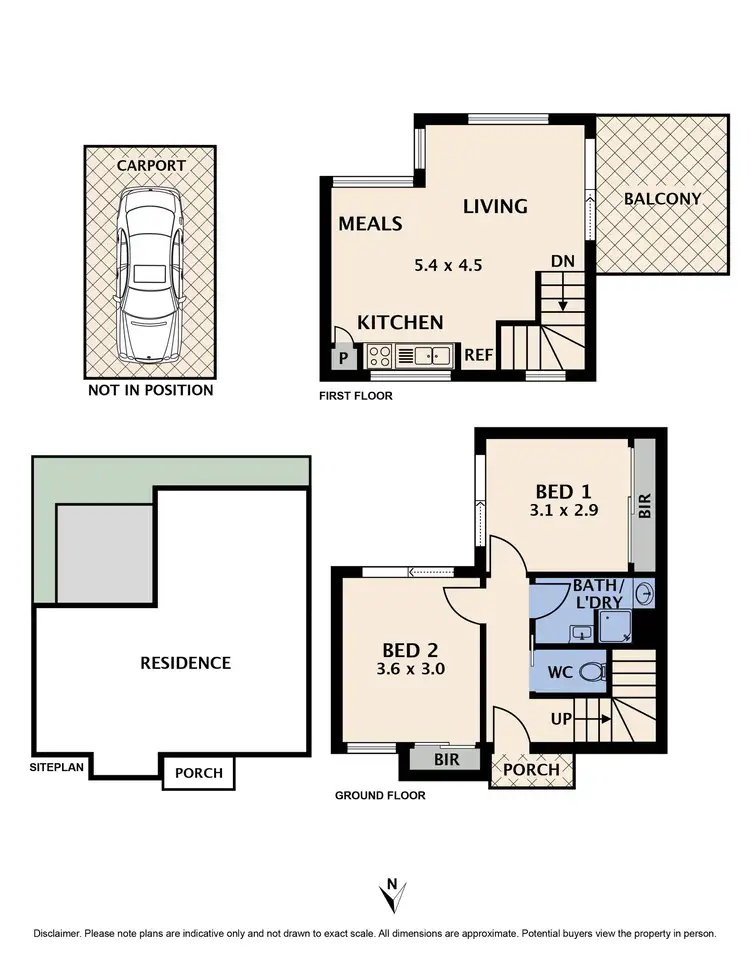 Floorplan of Homely townhouse listing, 4/3 Barry Street, Reservoir VIC 3073