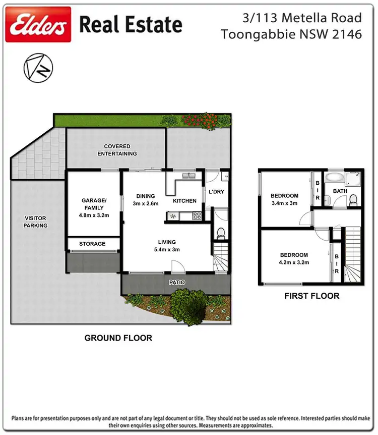 Floorplan of Homely townhouse listing, 3/113 Metella Road, Toongabbie NSW 2146