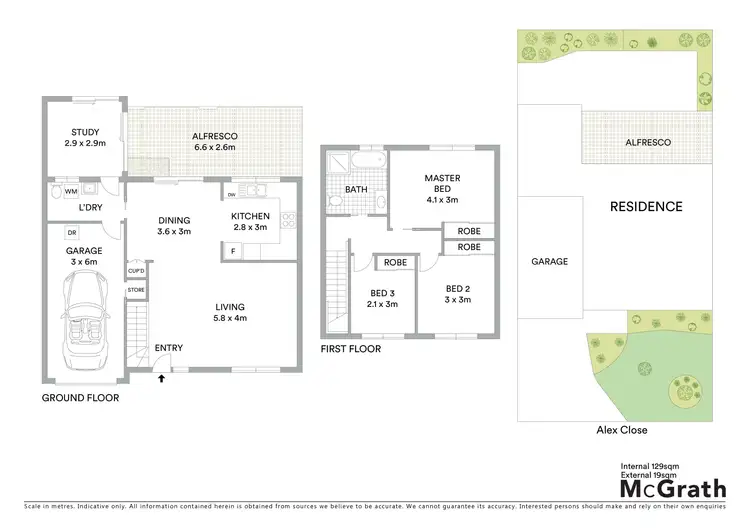 Floorplan of Homely townhouse listing, 10/16 Alex Close, Ourimbah NSW 2258