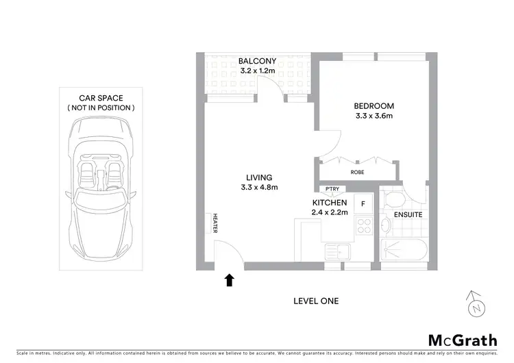 Floorplan of Homely apartment listing, 11/282 Barkly Street, Elwood VIC 3184