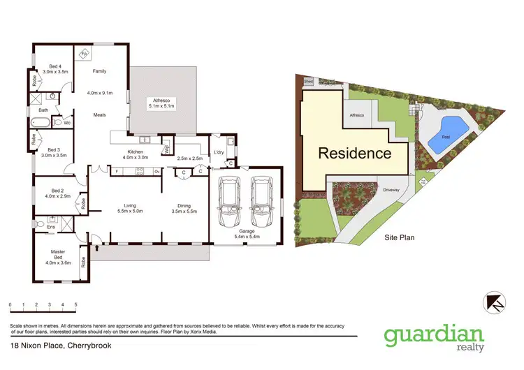 Floorplan of Homely house listing, 18 Nixon Place, Cherrybrook NSW 2126
