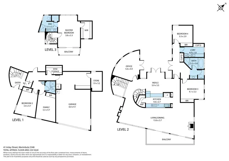 Floorplan of Homely house listing, 41 Imlay Street, Merimbula NSW 2548