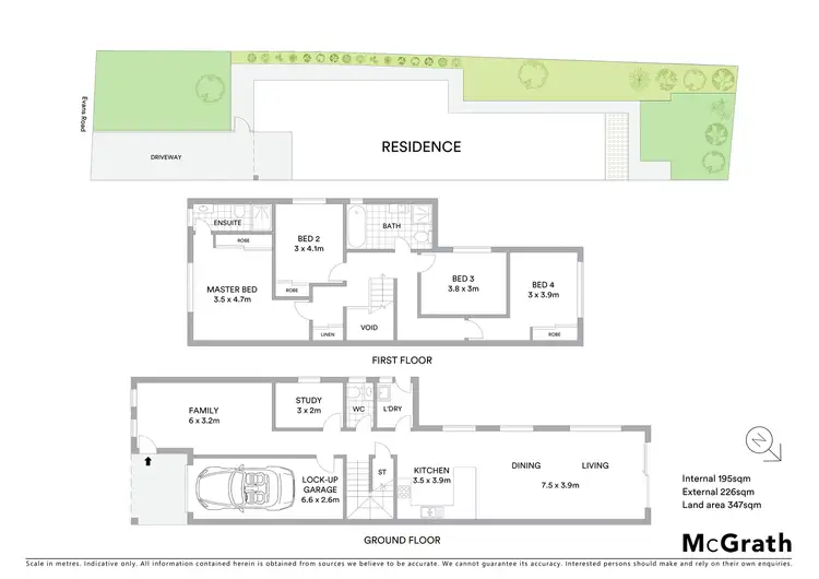Floorplan of Homely semi-detached listing, 53 Evans Road, Telopea NSW 2117