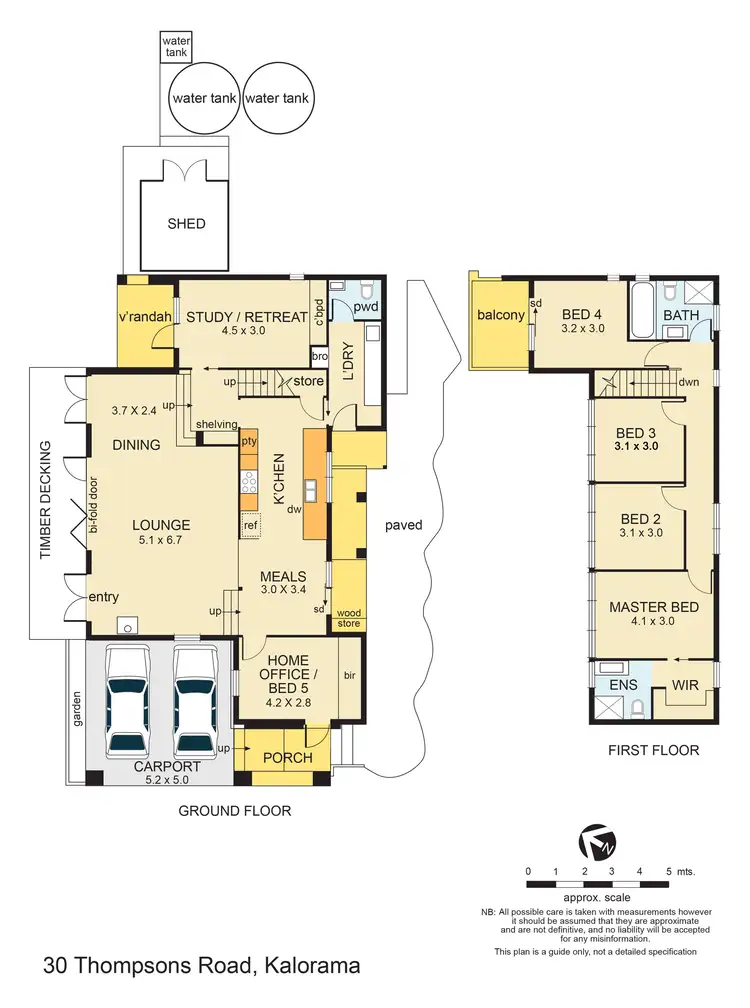 Floorplan of Homely house listing, 30 Thompsons Road, Kalorama VIC 3766