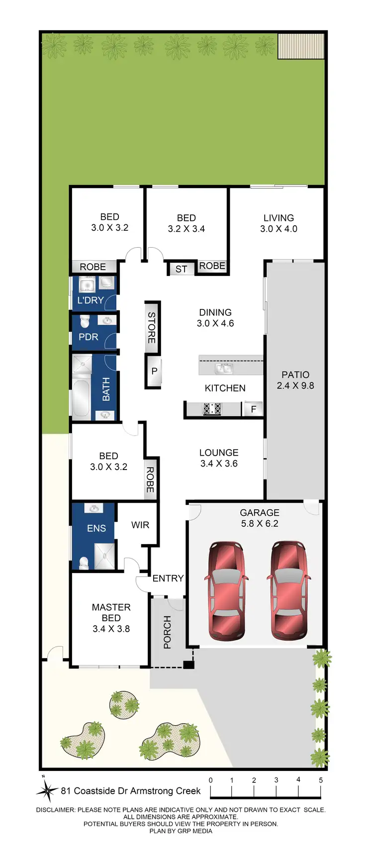 Floorplan of Homely house listing, 81 Coastside Drive, Armstrong Creek VIC 3217