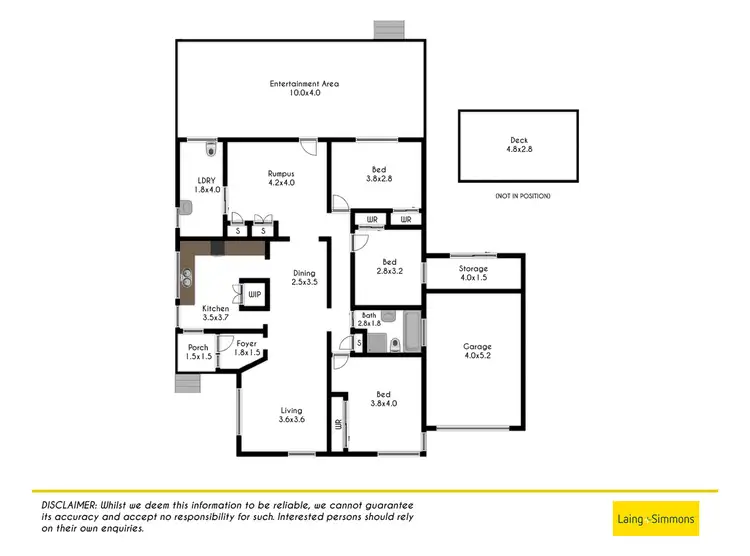 Floorplan of Homely house listing, 10 Hough Street, Colyton NSW 2760
