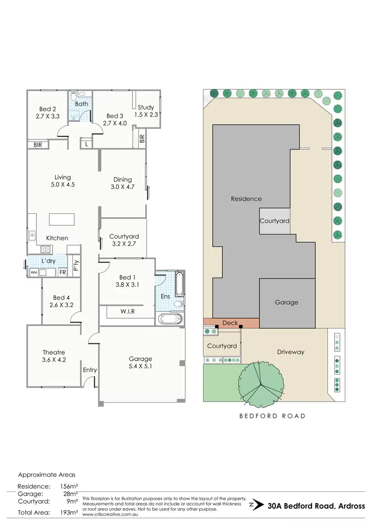 Floorplan of Homely house listing, 30a Bedford Road, Ardross WA 6153