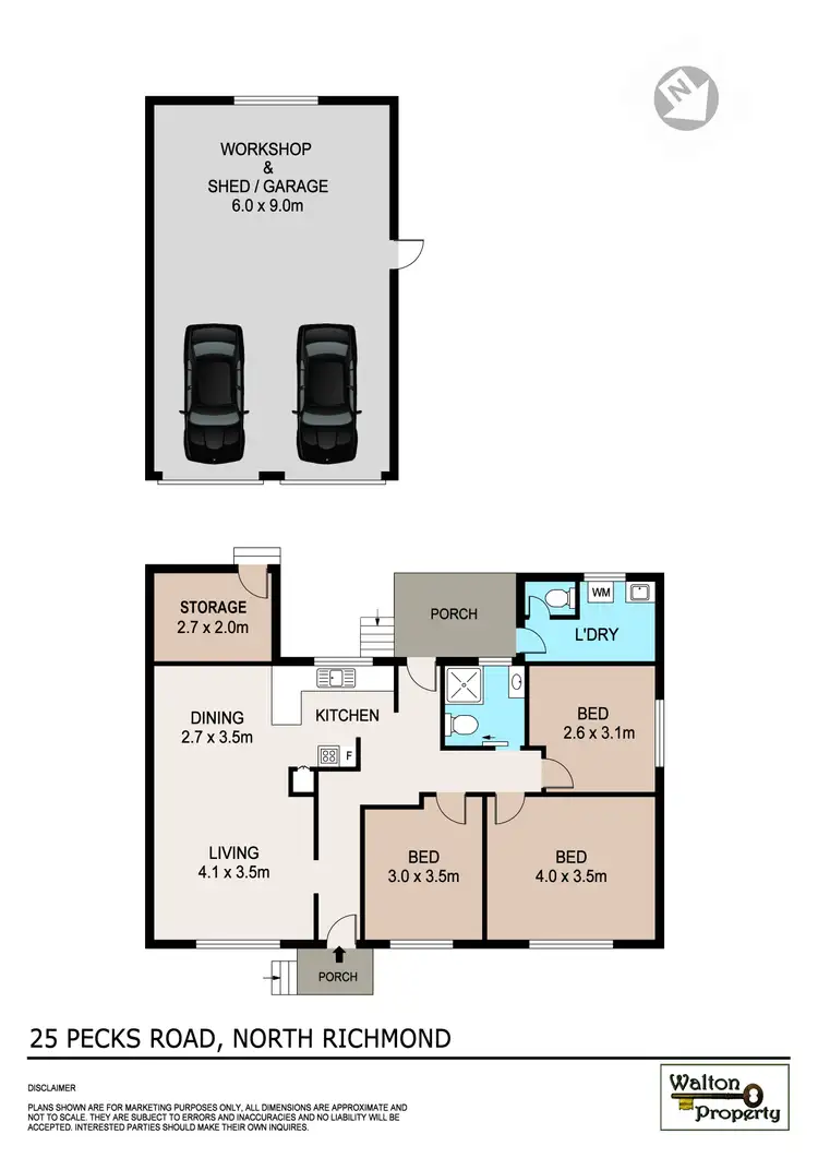 Floorplan of Homely house listing, 25 Pecks Road, North Richmond NSW 2754