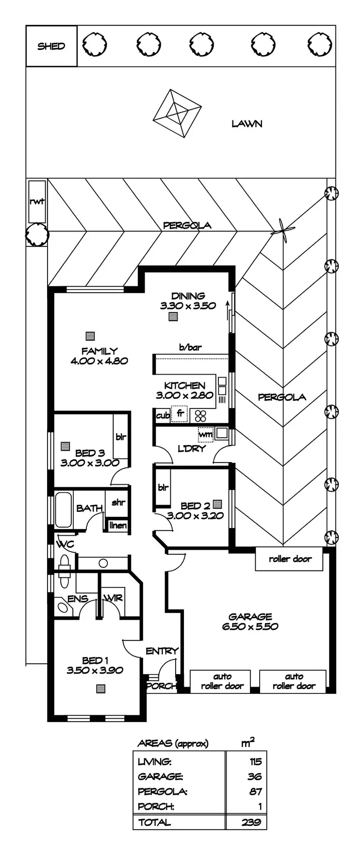 Floorplan of Homely house listing, 20 Potts Road, Evanston Park SA 5116
