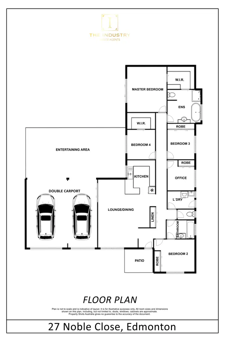Floorplan of Homely house listing, 27 Noble Close, Edmonton QLD 4869