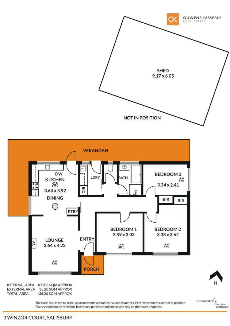 Floorplan of Homely house listing, 3 Winzor Court, Salisbury SA 5108